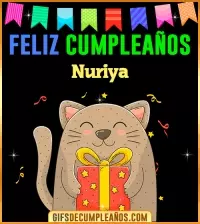 GIF Feliz Cumpleaños Nuriya